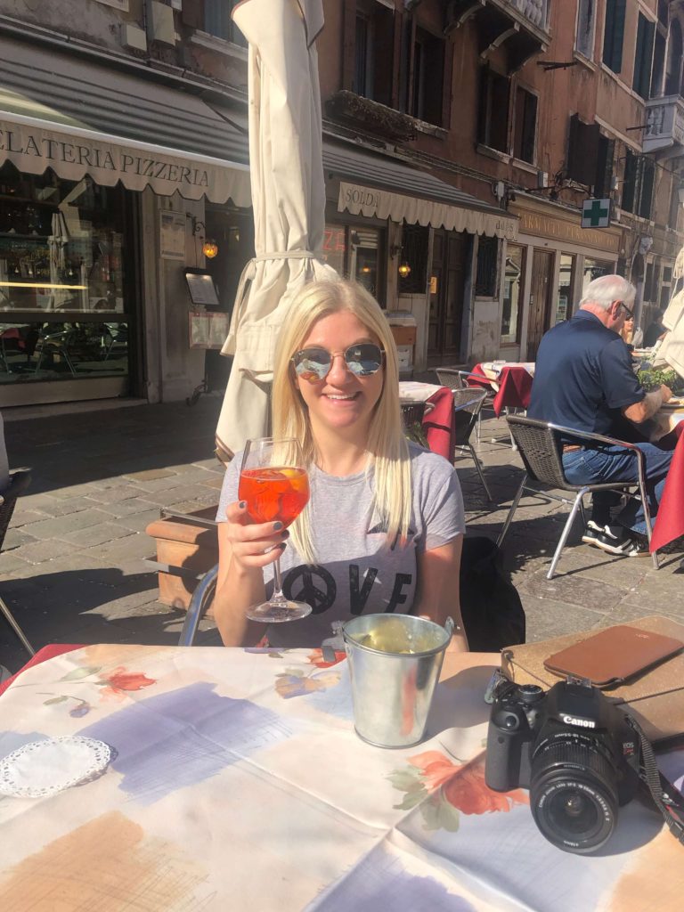 Aperol spritz in Venice