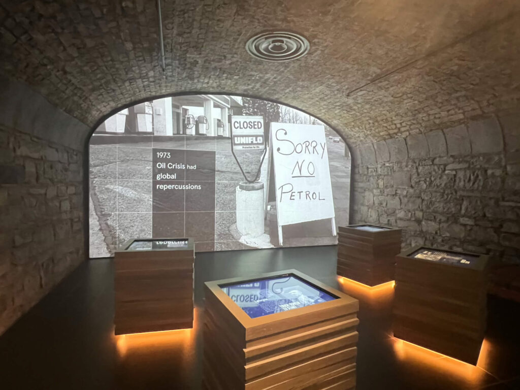 One of the interactive exhibits at EPIC The Irish Emigration Museum.