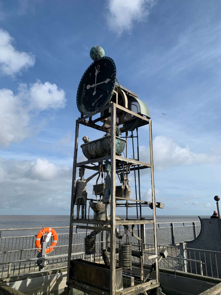 Water clock on Southwold Pier