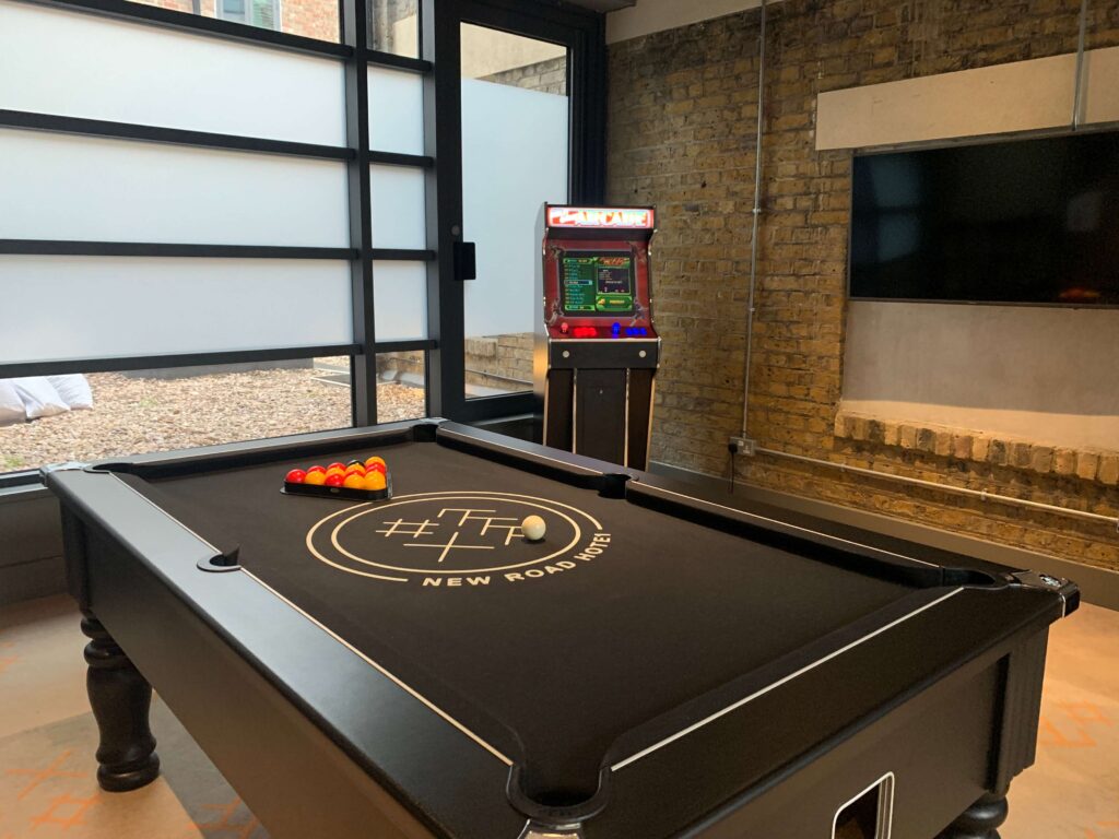 Pool table at New Road Hotel