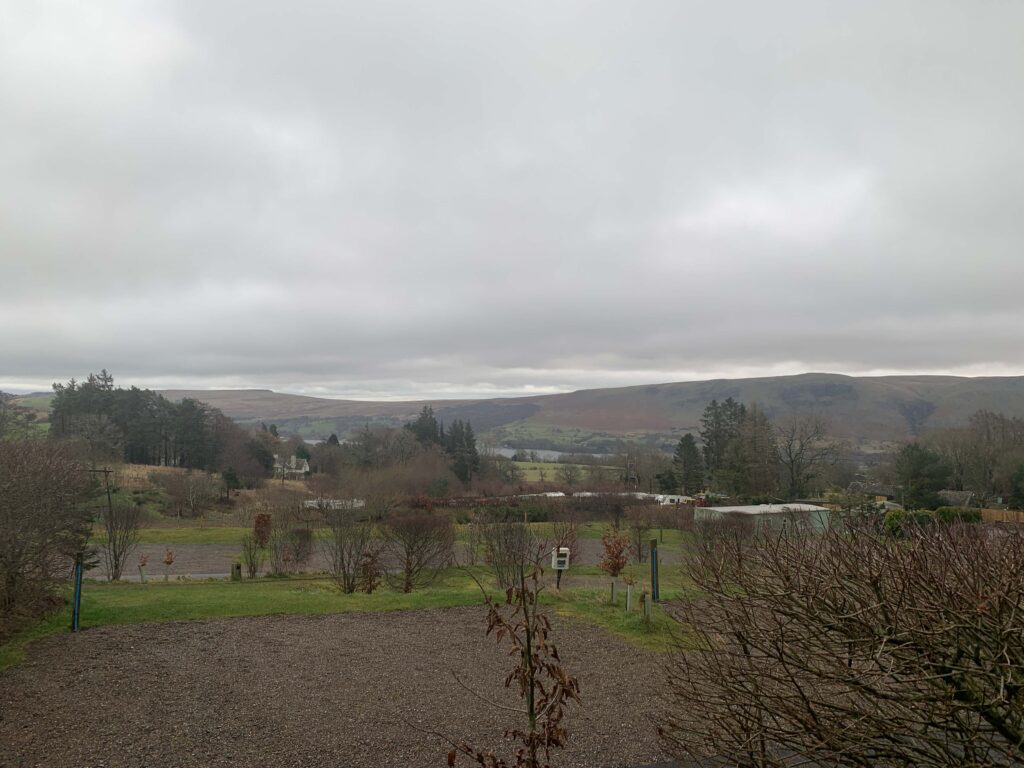 Views of Ullswater from The Quiet Site