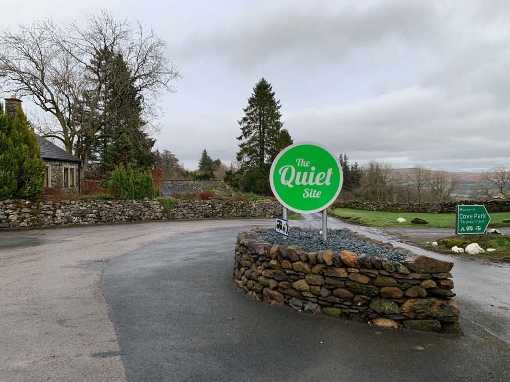 The Quiet Site entrance