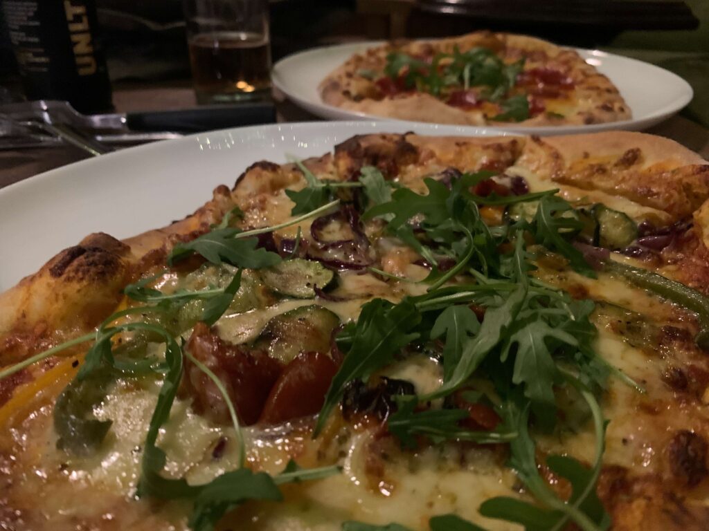 Vegetable pizza