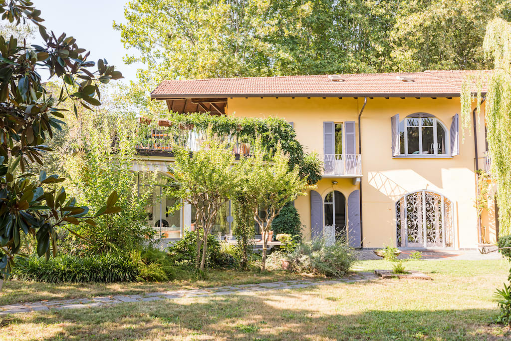 Villa Lesa pictured from the outside