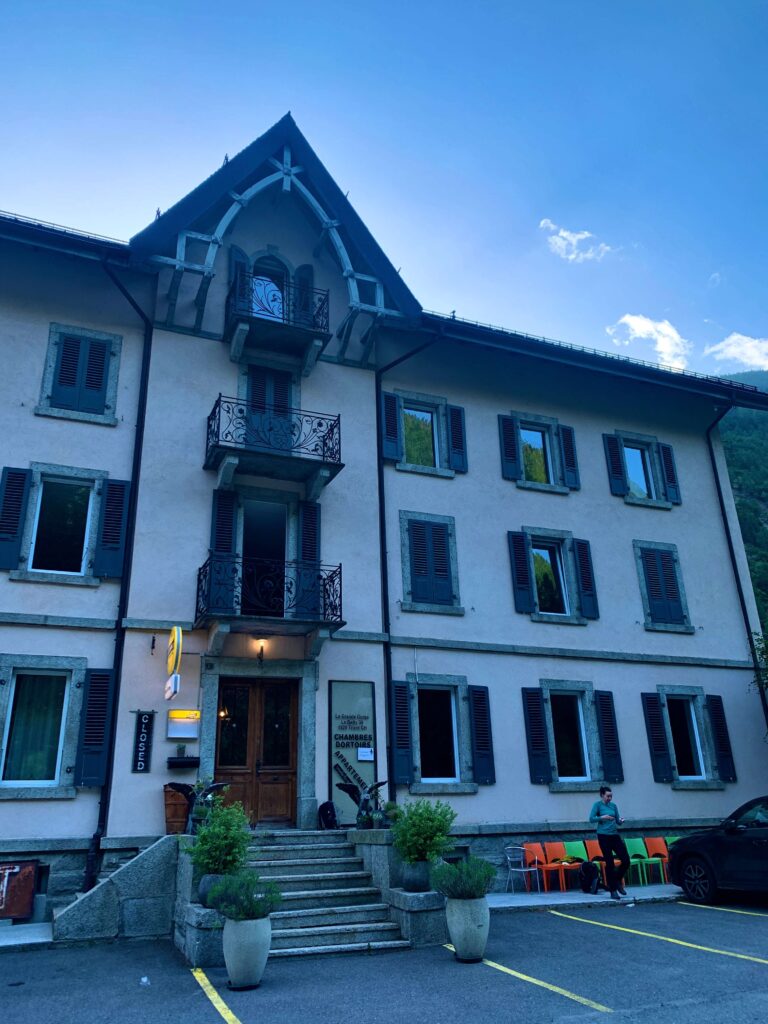 Mountain refuge in Switzerland