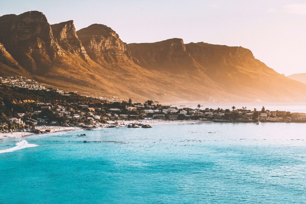 Clifton Beach in Cape Town, South Africa.