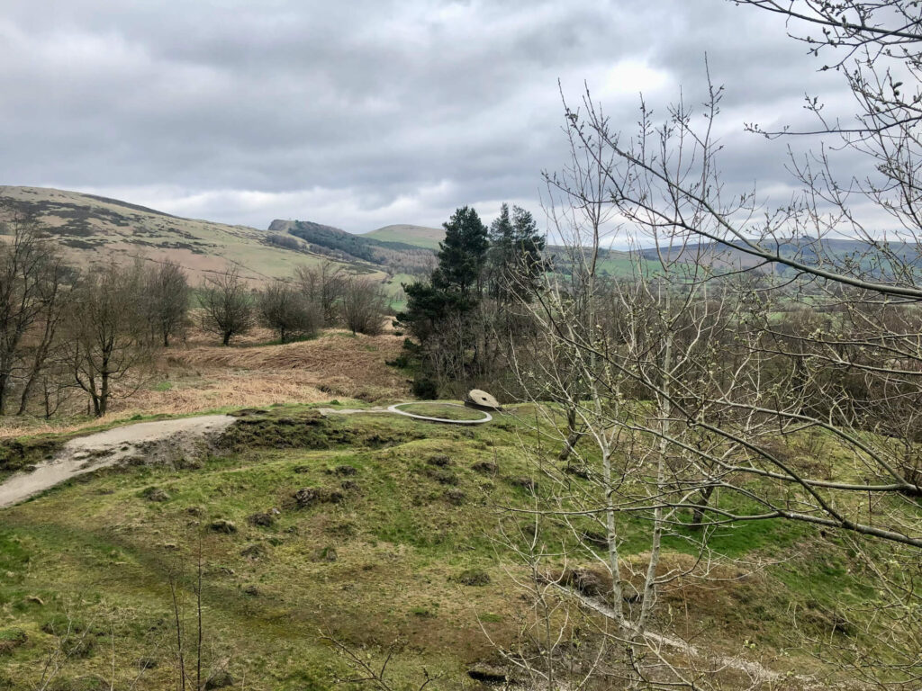 The Peak District countryside near Castleton.