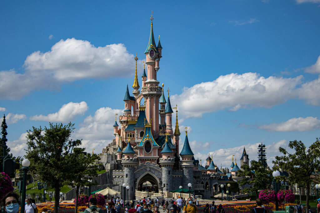 The castle at Disneyland Paris.