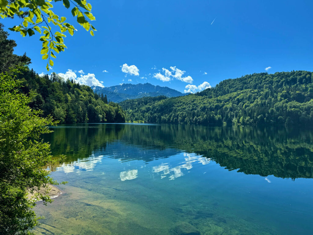 Lake Hechtsee in Austria.
