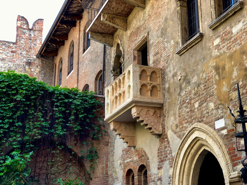 The Romeo & Juliet balcony in Verona.