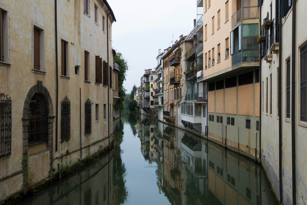 One of the canals in Padua, Italy.