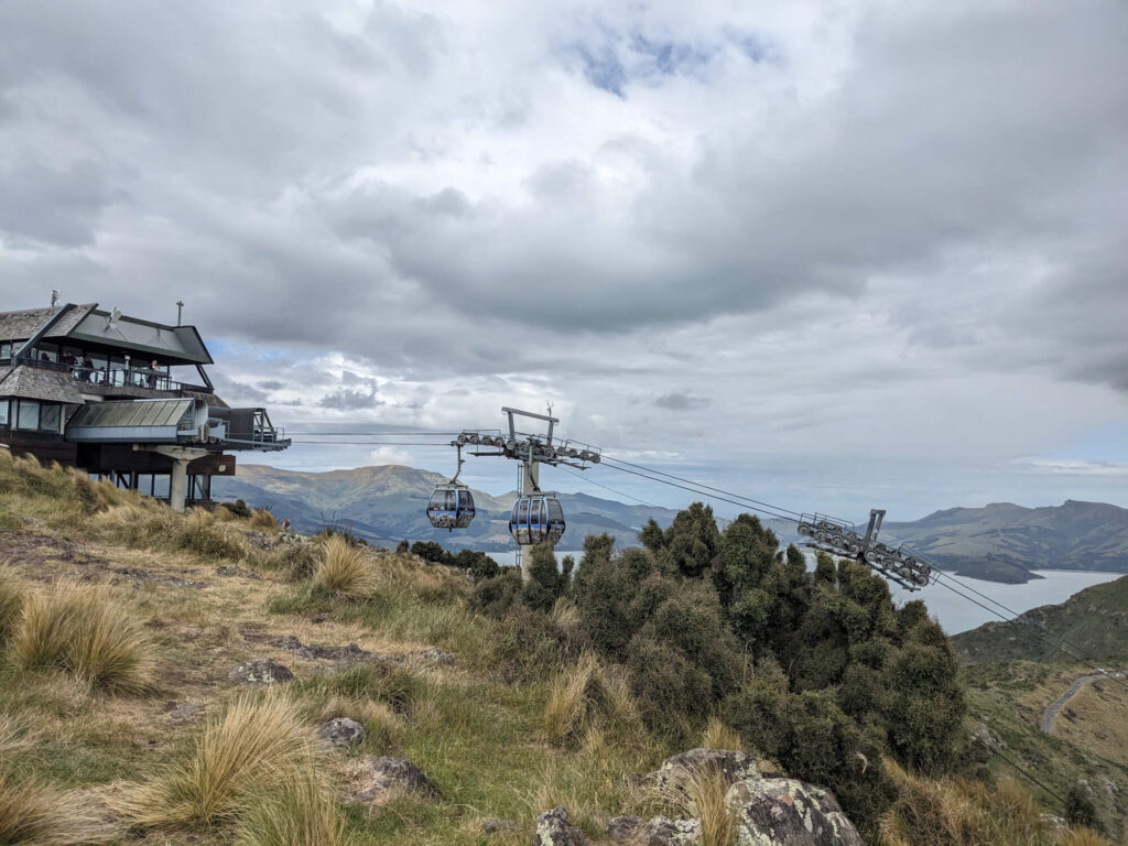The top station of the Christchurch Gondola.