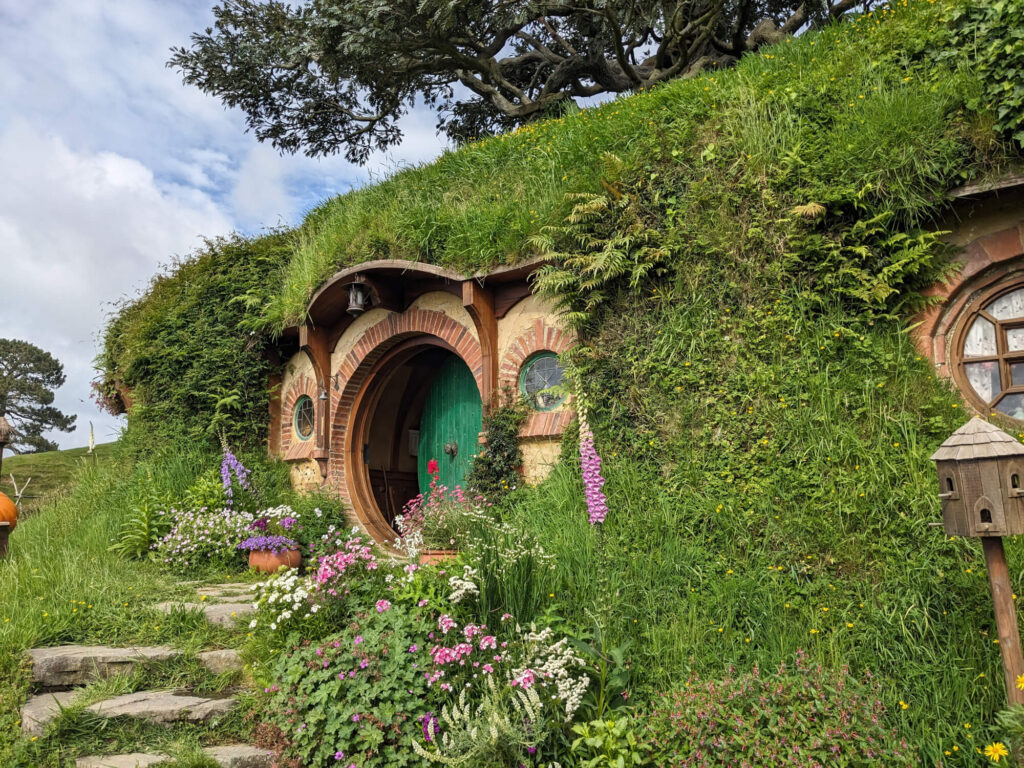 Bilbo Baggins' house in Hobbiton, New Zealand.
