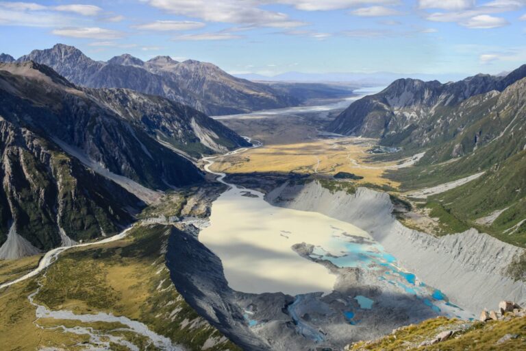 Aoraki Mount Cook in New Zealand.