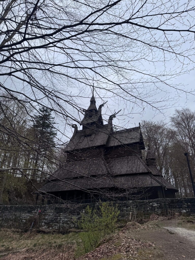Fantoft Stave Church in Bergen.