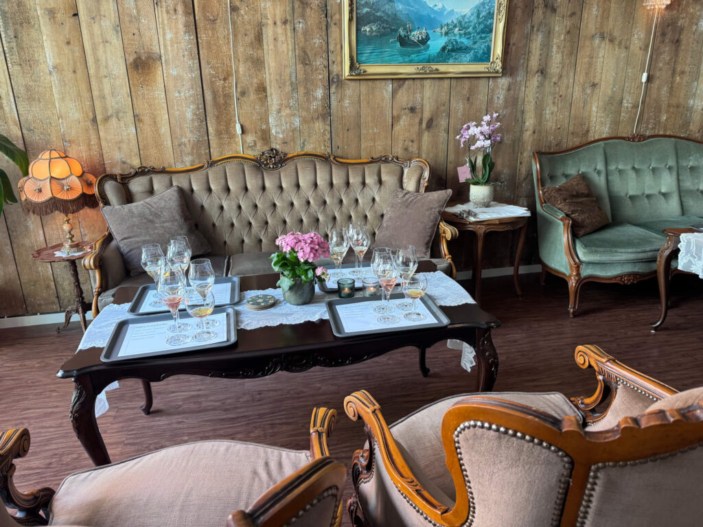 The traditional interior of Siderbar in Bergen.