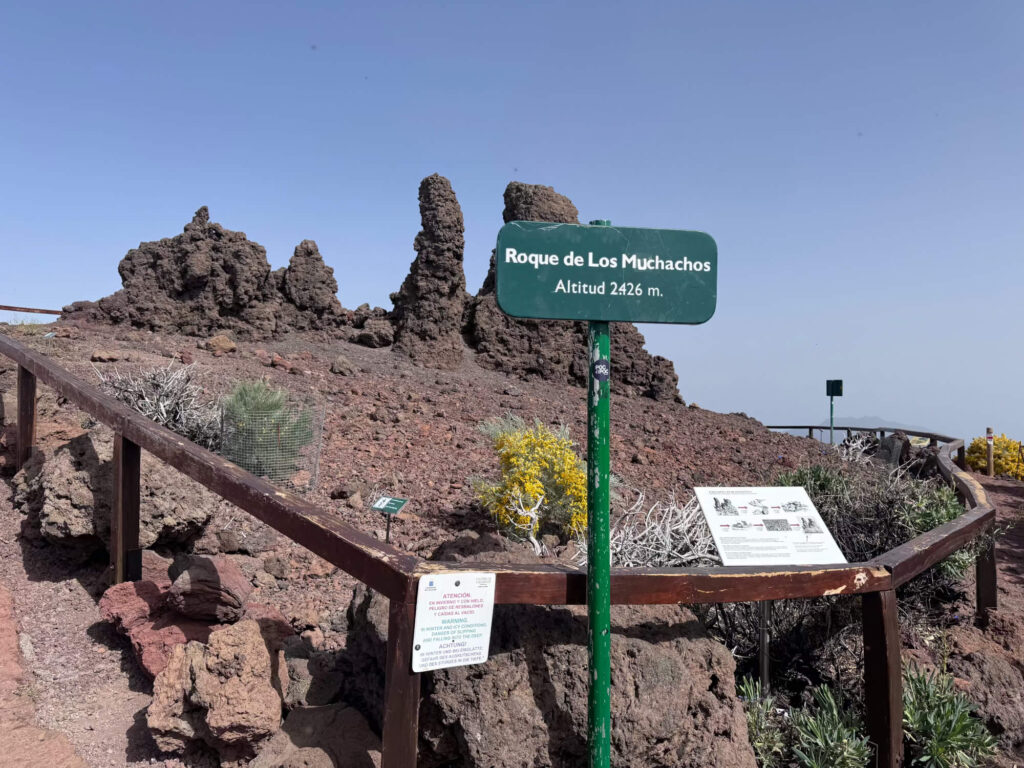 Roque de los Muchachos, the highest point on La Palma.