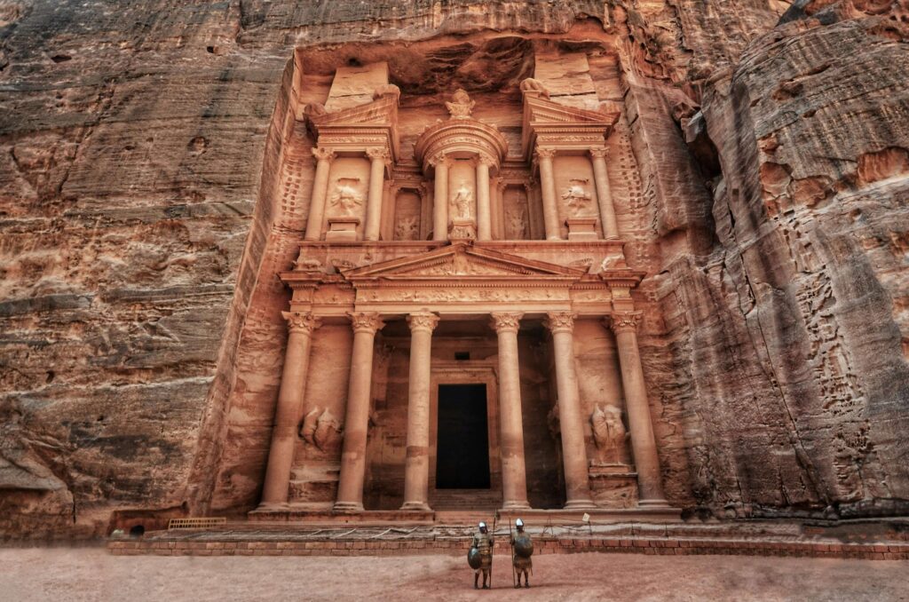 Petra in Jordan.