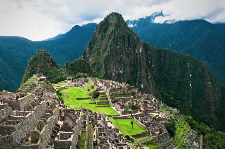 Machu Picchu in Peru.